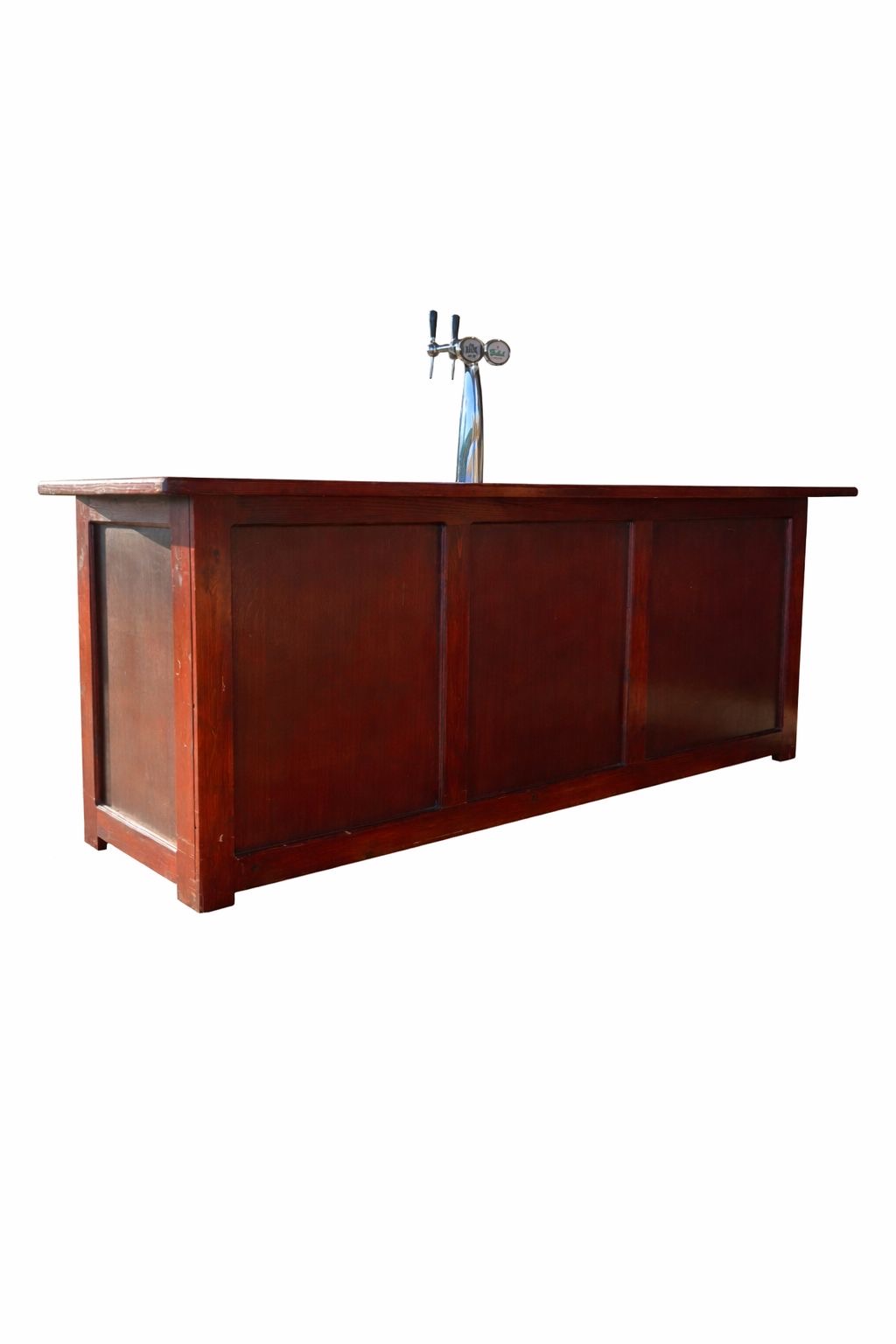 Bar met biertap (Dubbele kraan) incl.houten ombouw